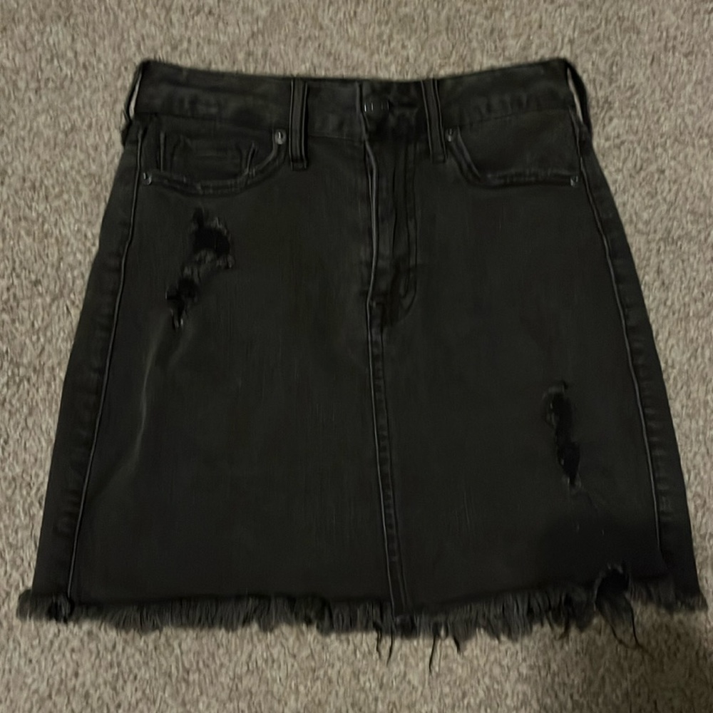Aeropostale black jean skirt size 000